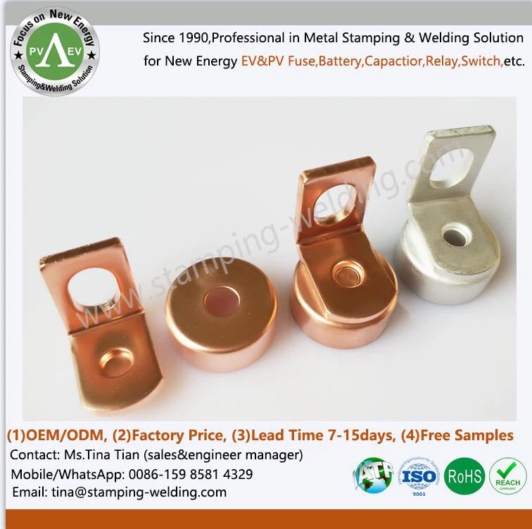 EV fuse copper contact cap EV fuse copper contact cap