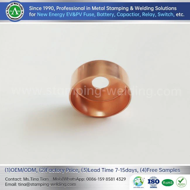Copper Inner Caps for PV Fuses