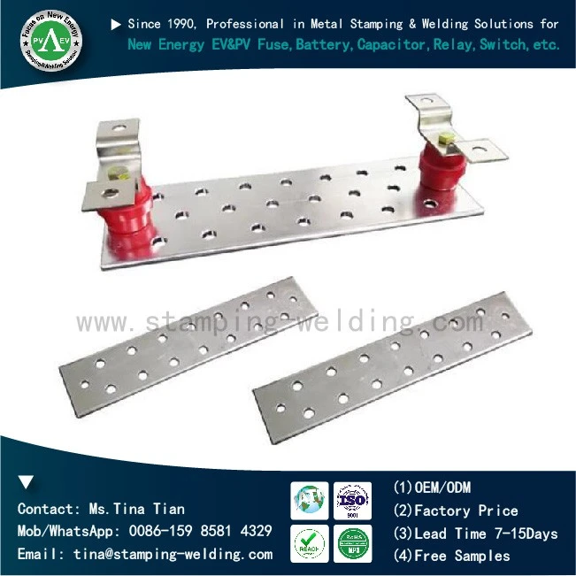 Nickel plated copper busbar