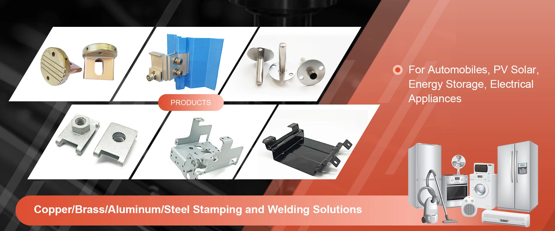 Copper Brass Aluminum Steel Stamping and Welding