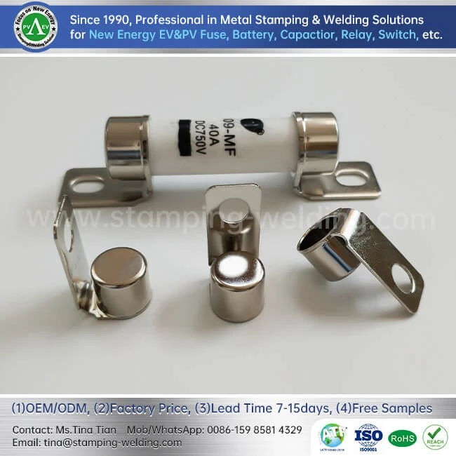 Copper Cap and Fuse Terminal Contact