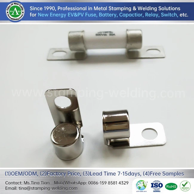EV Fuse Tin-plated Copper End Caps