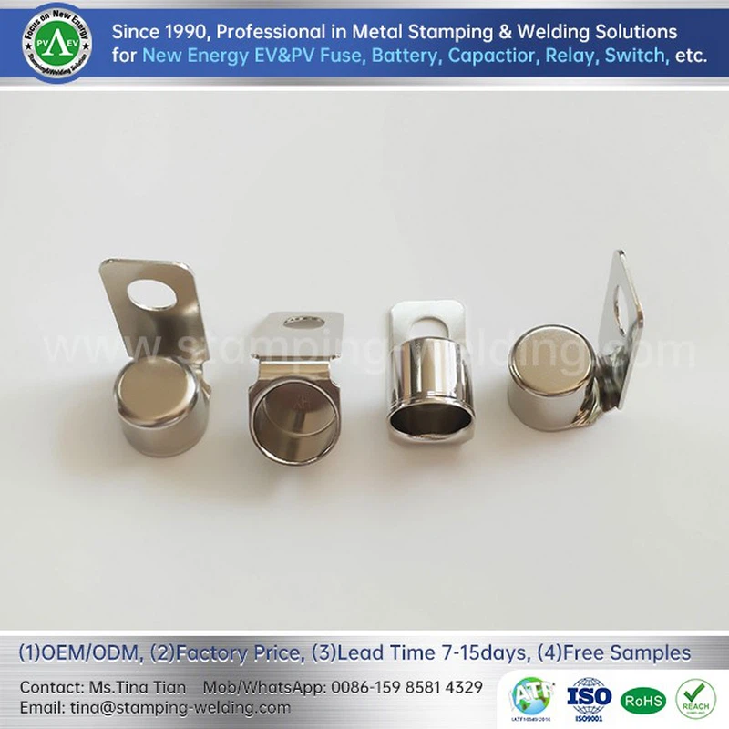 Nickel-plated Copper Cap For Electric Vehicle Fuse Nickel-plated Copper Cap For Electric Vehicle Fuse