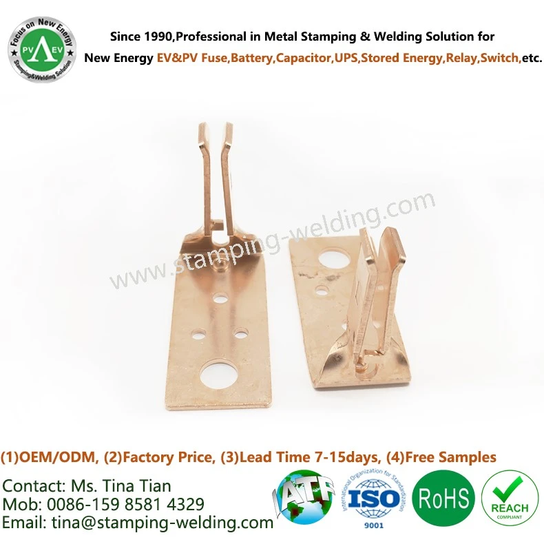 Copper Holder for Knife Type Fuses Copper Holder for Knife Type Fuses