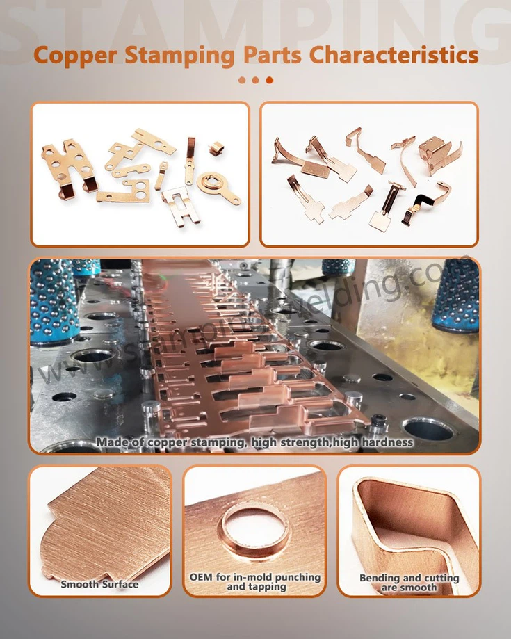 Copper Plate Stamping Parts Characteristics Copper Plate Stamping Parts Characteristics