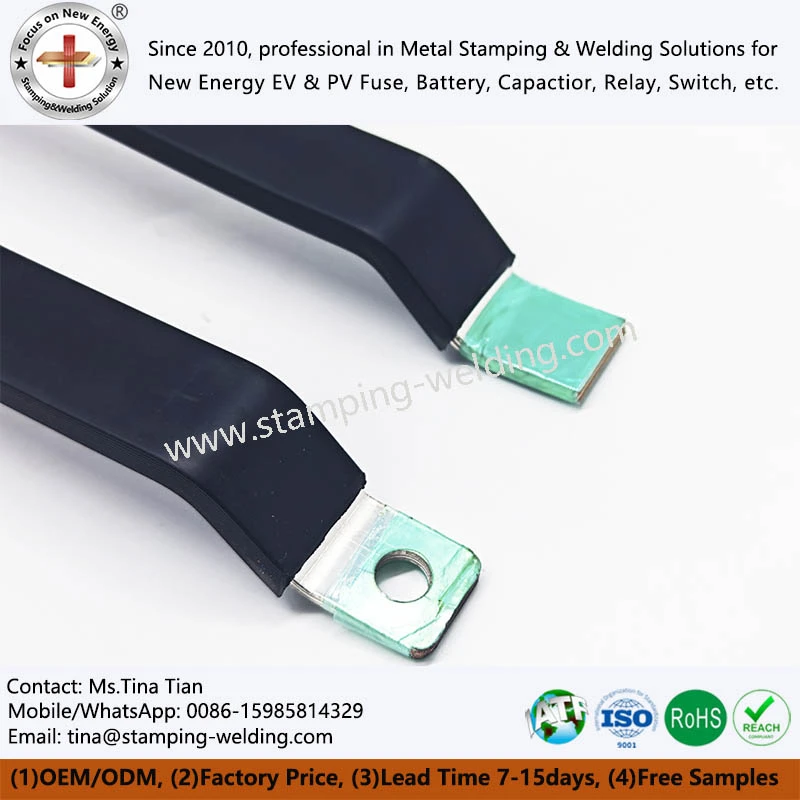 Customized Heat Shrink Tubes Copper Busbar Customized Heat Shrink Tubes Copper Busbar