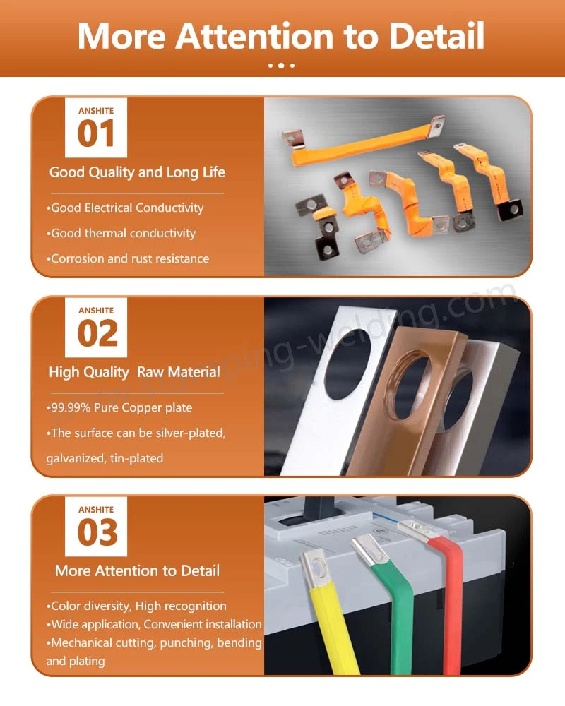 More Attention to Detail of Heat Shrink Tube Copper Insulated Busbar More Attention to Detail of Heat Shrink Tube Copper Insulated Busbar